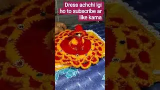 hand made crusiya woolen dress with cap