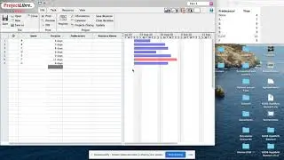 Как создать диаграмму Ганта и критический путь в Project Libre