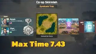 Ai top event industrial zone map || Max time 7.43 || art of war 3 2025