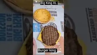 How we make Big King XL in the Menu of Burger King | #shorts