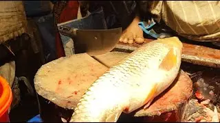 Saddam All Fish Cutting Skills | Big Snapper Fish Cutting Skills In Fish Market #fish​ 🐟🔪🐠