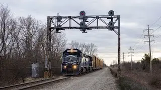 Railfanning the Lake State Railroad in Eastern Michigan on the Ex. C&O/PM 2/20-21/2023