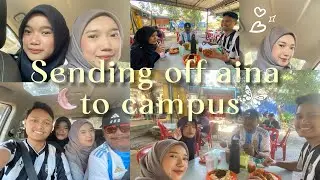 Sending off aina to campus 💕