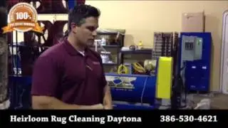 Heirloom Oriental Rug Cleaning Daytona Beach- Drying and Detail Process