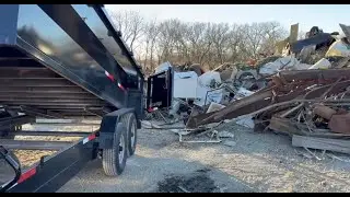 1st load of scrap metal  