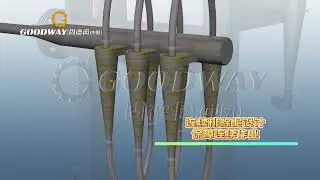 Sand cyclone Desanding cyclone Precleaner cyclone unit for Cassava starch processing