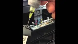 Quick and easy way to refill HP 932/933 Inkjet Cartridges.