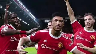 Manchester United vs Brighton - Premier League - 15th February 2022 - PES 2021