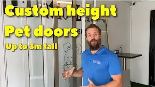 Custom Height Pet Door Inserts for sliding door / PatioLink Pet Doors
