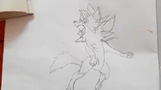 HOW TO DRAW LYCANROC DUSK FORM POKEMON #easy #SIMPLEDRAWING #DRAWING #ART #YOUTUBE #video #SIMPLE
