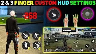 Best 2 Finger Custom Hud Free Fire 🔥| New Control Settings 2026 | 2 Finger Headshot Setting
