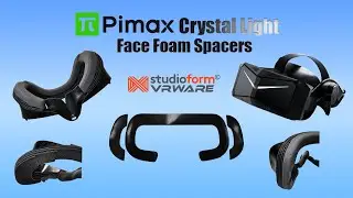 Pimax Crystal Light - Studioform VR Face Foam Spacers Review by Bartman's Bits