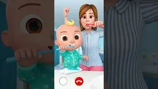 Let's Brush our Teeth🦷and Have FUN😁! Facetime with CoComelon!