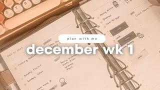 Plan With Me: December Week 1 | Back to Work Reset