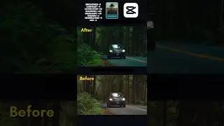 Oppenheimer Forest Look Color Grading | CapCut Car Edit Tutorial 🌲🚗