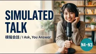 Japanese Conversation Simulation: I Ask, You Answer (N4 Level)