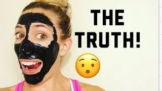 *CRAZY* Black Charcoal Peel Off Mask (DOES IT HURT?) Honest Review