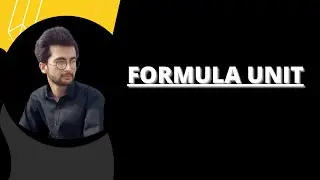 formula unit | what is formula unit [ class 9th chemistry ] formula unit in Urdu/Hindi/MMK CHEMISTRY