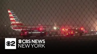 Plane goes partially off taxiway at Rochester International Airport