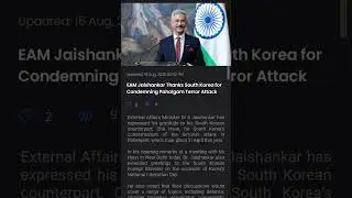 South Korea Condemned The Pahalgam Terror Attack