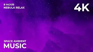 Purple Nebula Sleep Journey &bull; Space Ambient Music for Deep Relaxation & Sleep [4K]