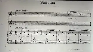 Sanctus y Benedictus “Stella Matutina” acompañamiento