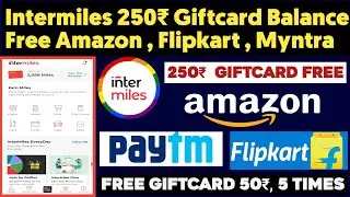 Intermiles Free Giftcard Amazon Flipkart | How To Earn Intermiles Point | Intermiles Free Food Offer