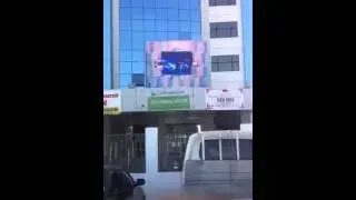 Video evidence of Energy efficient led light display digital screen, cheaper made in ghana led disp