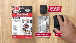 FiberWeld Permanent Repair Cast - How to Use (Axe)