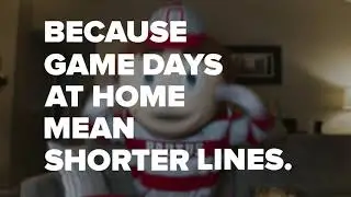 Game days at home mean shorter lines
