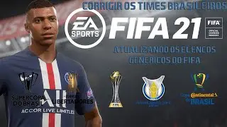 Como atualizar os elencos do FIFA 21 | Corrigindo jogadores gen&eacute;ricos de gra&ccedil;a e pago.