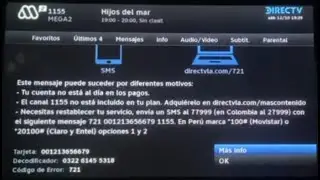 Zapping DirecTV Chile 🇨🇱 De Nacional TV HD (12/10/2024)