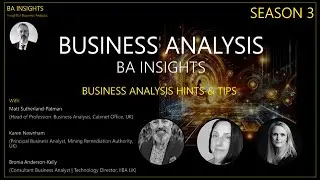 Business Analysis Hints & Tips