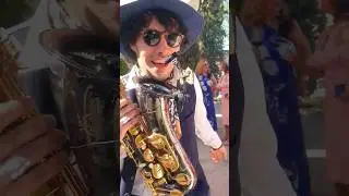 Live entertainment at Cocktail Party for a wedding in Zaragoza, Spain | #saxophonist #spain #wedding