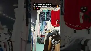 POV :what my dream wardrobe looks like  #Faridabad #mela #minivlog#Pov #relatablecontent