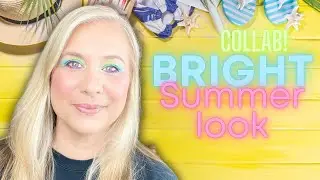 Creating a bright summer eye look w/@mscharlie! Beauty Bay and Devinah!