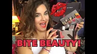 NEW! BITE BEAUTY AMUSE BOUCHE LIQUIFIED LIPSTICKS! | FIRST IMPRESSIONS, SWATCHES, + UNBOXING!