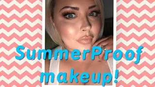 Sweat proof makeup for summer! Giveaway up now also!