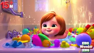🛁👧 Lily's Happy Bath Time! Kids Song - Splashing Fun & Staying Clean! | Rhymes Compilation