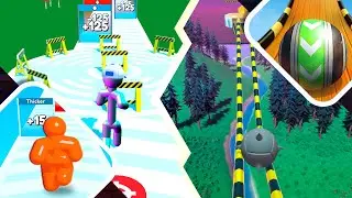 Tall Man Run vs Sky Rolling Ball 3D - All Levels Gameplay Android iOS UPDATE Ep 77