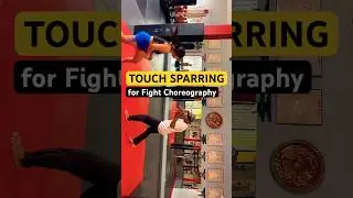 Touch Sparring for Fight Choreography w/ Pro Wrestler Zeda Zhang & San Shou Fighter Jan Lucanus 🤜🎥