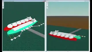 Jetty & Ship to Ship Mooring Analysis (Orcaflex)
