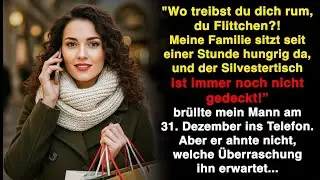 Wo steckst du, du Flittchen?! rief er wütend. Doch er ahnte nicht, was ihm an Silvester bevorstand…