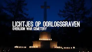 Lichtjes op oorlogsgraven Overloon 2025