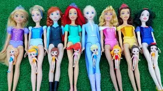 Disney Princess Doll Makeover ~ DIY Miniature Ideas for MATTEL - Wig, Dress, Faceup, and More! DIY