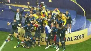 World Cup Trophy Presentation 2018 Moscow Luzhniki France Lloris July 15