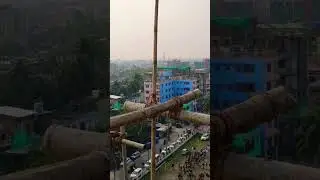Dhubri town from new court building
