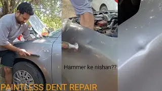 Swift | dent thik krne ka tarika, paint bhi nhi hatega 😳 | Amit Dry Denting |pdr | #Denting 