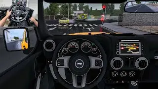 2022 Jeep Wrangler - Euro Truck Simulator 2 [Steering Wheel Gameplay]