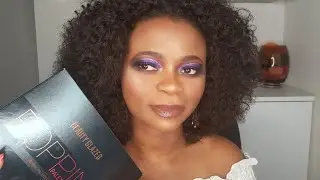 Beauty Glazed Eyeshadow Palette|Smoky Purple Look! Makeup in Time With Julia